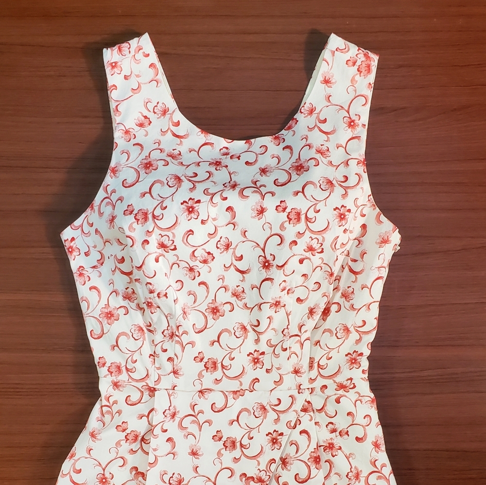 White Floral Dress